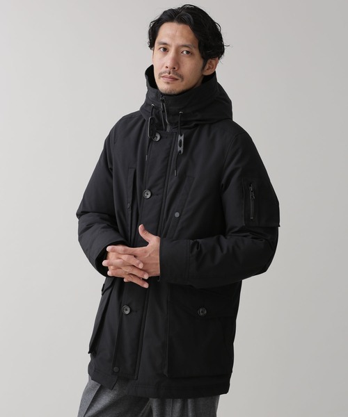 NANO universe 「NANO universe」 ダウンジャケット L ブラック メンズ