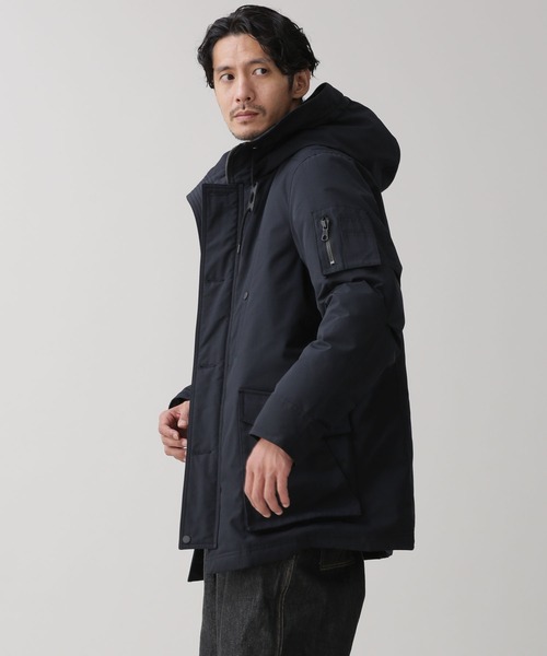 NANO universe 「NANO universe」 ダウンジャケット L ブラック メンズ