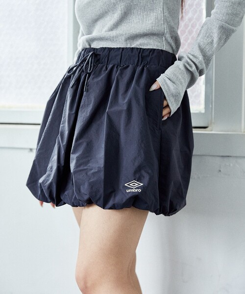 UMBROx PUBLUX アンブロ　インナーパンツ付き　バルーン ミニスカート UMBRO/インナーパンツ付き ナイロン バルーン ミニスカート 限定