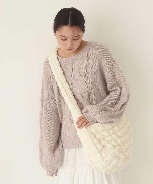 muguet uv cut polo knit ピンクベージュ STUDIO GARNET LOS ANGELES Tipped Piqué Knit Polo | Nordstromrack