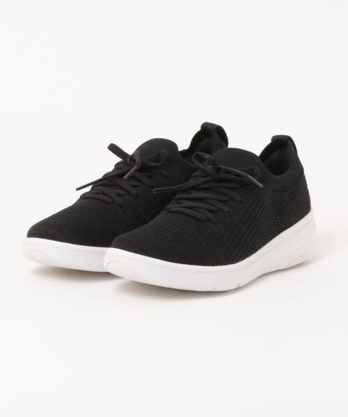 FitFlop 黒 スニーカー ベルクロ 新品】fitflop RALLY SNEAKERS 黒 スニーカー 25cm