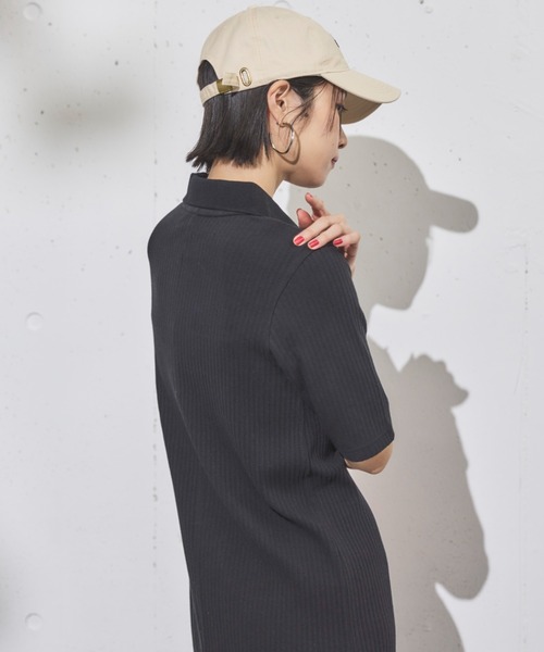 DOUX ARCHIVES ワンピース 衿付カットリブワンピース : ZOZOTOWN