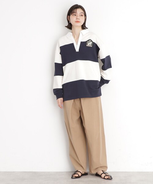 Cotton Traders ラガーシャツ Lサイズ Cotton Traders ラガーシャツ L ホワイト Cotton Traders ラガーシャツ