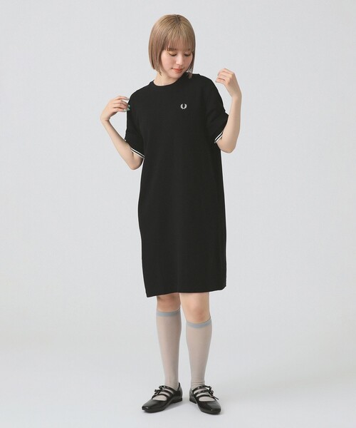 FRED PERRY ワンピース / Tipped Pique T-Shirt Dress