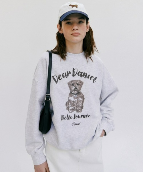 トレーナー スウェット daniel graphic sweatshirt レディース