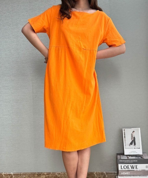 ワンピース 半袖 一枚で夏服が可愛くなるミモレ丈リゾートワンピース