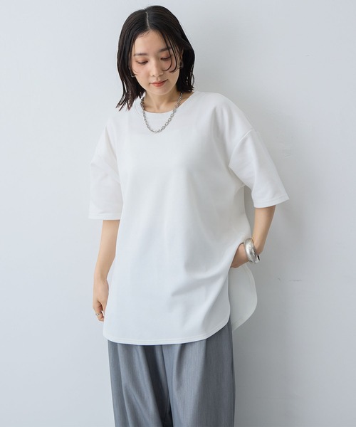 anyfee uvカット tシャツ 半袖 「anyfee/大きいサイズ」着てサラ