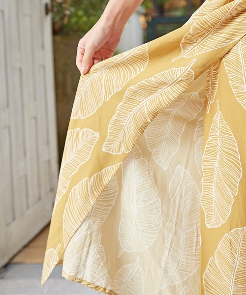 Maunaloa（マウナロア） パンツ 「Maunaloa」バナナリーフ巻きスカート
