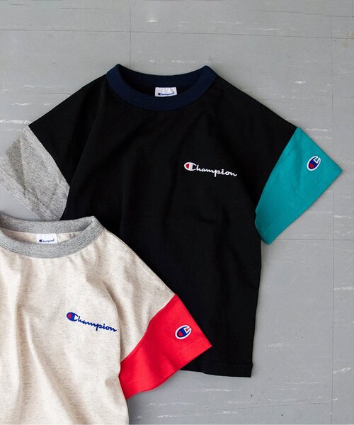 tシャツ 「別注」チャンピオンクレイジーロゴTシャツ キッズ 子供服 男の子 女の子 | Champion | 02