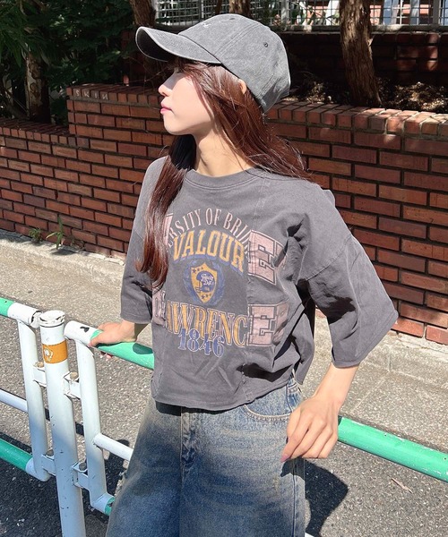 INGNI（イング） tシャツ 「WEB限定」リメイクビンテージTシャツ 