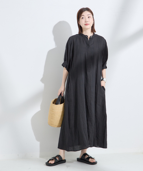 未使用タグ付journal standard luxeリネンタックワンピース JOURNAL STANDARD - ❣️未使用タグ付journal standard luxe