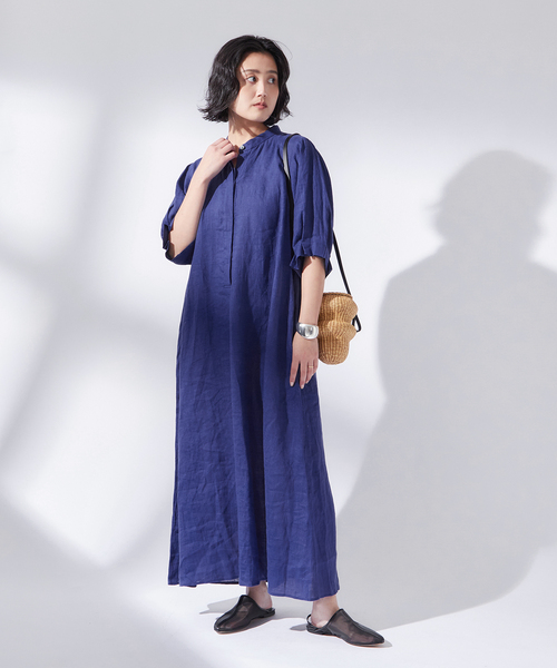 JOURNAL STANDARD L'ESSAGEリネンタックスリーブワンピース JOURNAL STANDARD L'ESSAGE｜リネンタックスリーブワンピース