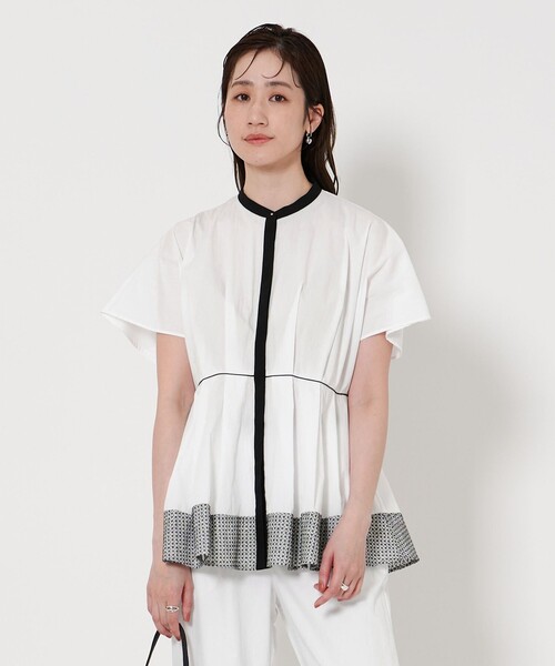 ブラウス シャツ エンブロイダリー ドルマンスリーブ ブラウス レディース UNITED ARROWS ブラウス シャツ エンブロイダリー ドルマン