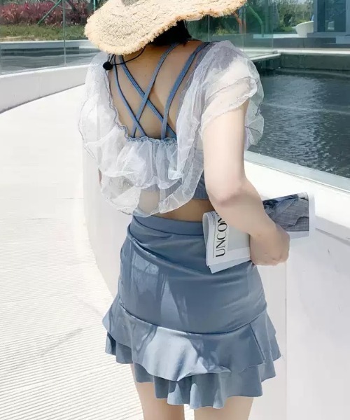 水着 フリルオフショルダー水着 / セパレート レディース