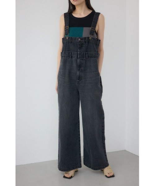 PLUS（AZUL BY MOUSSY） サロペット オーバーオール 「PLUS」オーバー 