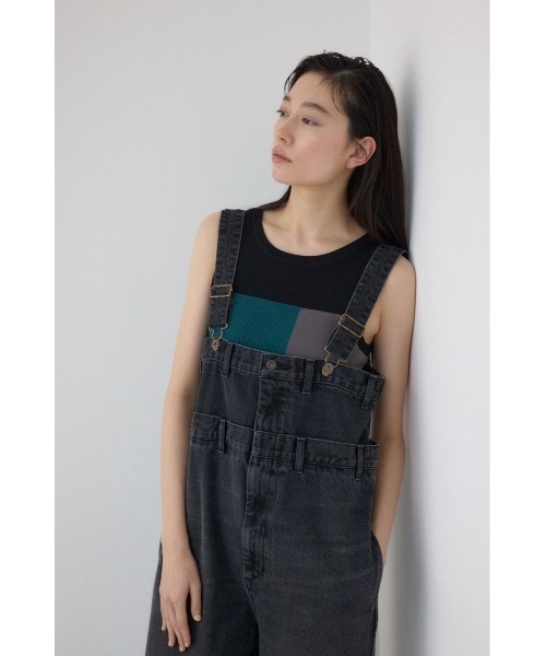 PLUS（AZUL BY MOUSSY） サロペット オーバーオール 「PLUS」オーバー 