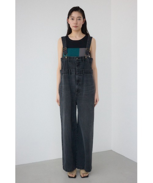 PLUS（AZUL BY MOUSSY） サロペット オーバーオール 「PLUS」オーバー
