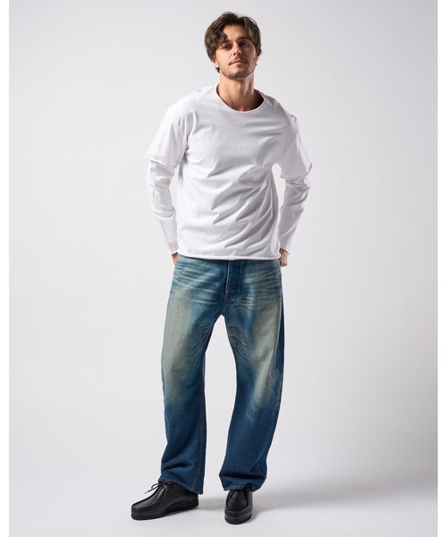 グ*ン様 W172 wjk banana denim pants L インディゴ グ*ン様 W172 wjk banana denim pants L インディゴ