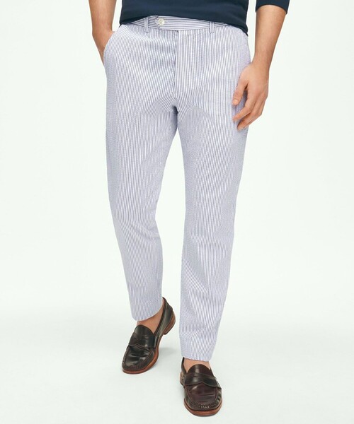 【美品】Brooks Brothers シアサッカー 綿 スラックス Ｗ31 美品】Brooks Brothers シアサッカー 綿 スラックス W31 - メルカリ