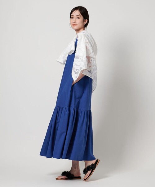ユナイテッドアローズ　ワンピース　ティアード　Aライン　ギャザー　マキシ丈 UNITED ARROWS ワンピース ティアード マキシ : ZOZOTOWN Yahoo
