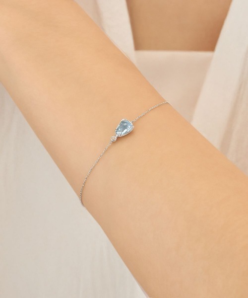 4℃（ヨンドシー） ブレスレット 「Summer Collection」 K10ホワイト