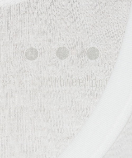 three dots（スリー ドッツ） tシャツ シアージェシカ レディース