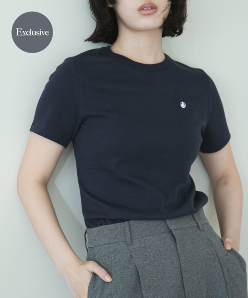 PETIT BATEAU ネイビー Tシャツ M、 S、 12ansサイズ クルーネック半袖Tシャツ｜ベビー服・子供服通販のPETTIT