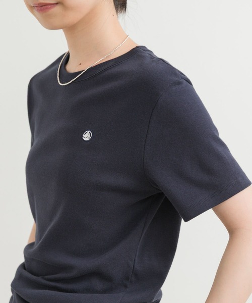tシャツ 「別注」PETIT BATEAU×DOORS　embroideryt-shirts レディース PETIT BATEAU tシャツ 「別注」PETIT BATEAU×DOORS embroideryt
