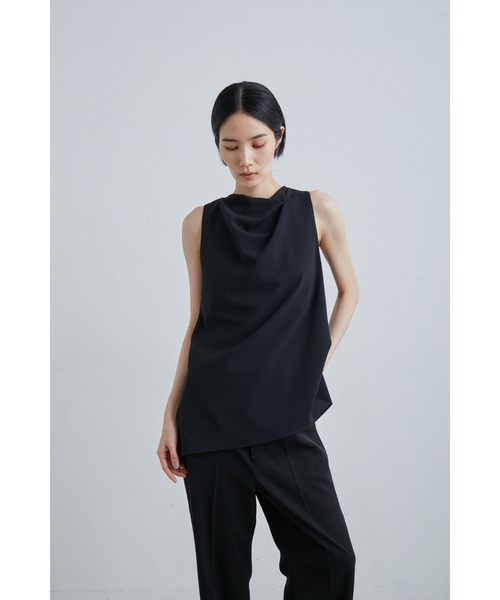 「MIESROHE」 ノースリーブブラウス ONE SIZE ブラック レディース