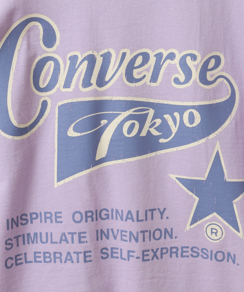 CONVERSE TOKYO tシャツ 「限定展開」FLAG LOGO TEE レディース