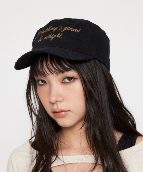 LAGUA GEM（ラグアジェム） キャップ 帽子 LETTERING WORK キャップ