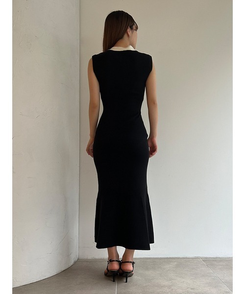 SNIDEL（スナイデル） ニットワンピース ONE SIZE ネイビー レディース