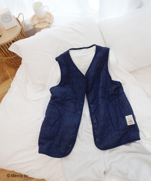 Miffy（ミッフィー） ベスト ジレ キルティングベスト レディース