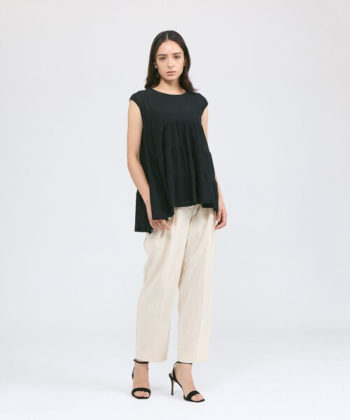 EPOCA（エポカ） tシャツ コットンファイン ノースリーブニットプル