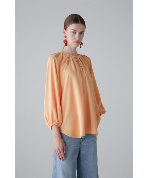 美品✳︎アドーア ADORE ソフトメモリータフタブラウス リボン ボリューム袖 アドーア ブラウス（ADORE／ファッション）のおすすめ人気商品