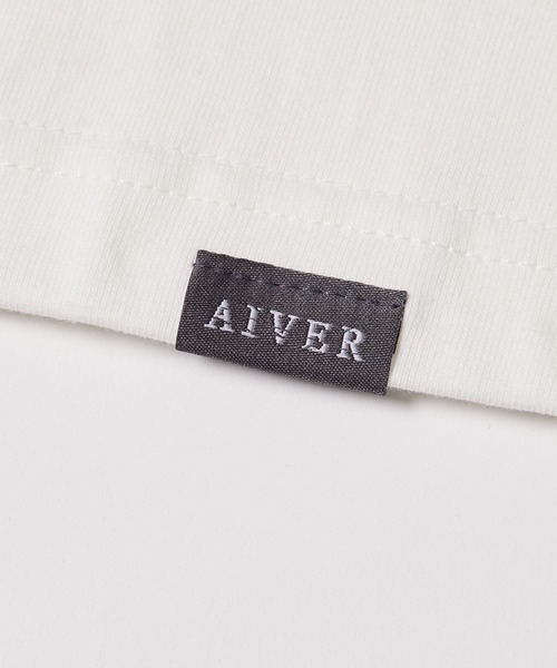 「AIVER」 長袖カットソー MEDIUM ライトグレー レディース