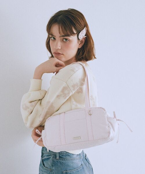 Maison de FLEUR（メゾンドフルール） ボストンバッグ サイドリボン