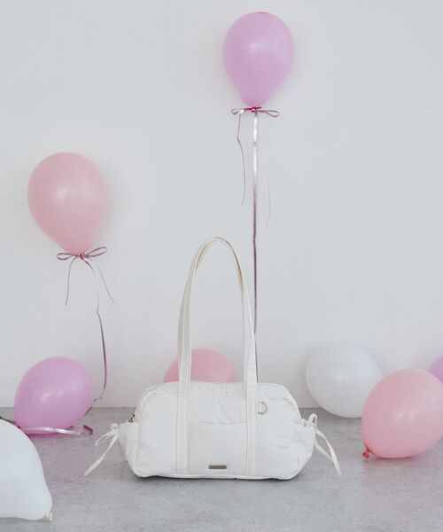Maison de Fleur♡ピンクリボンレースバッグ Amazon.co.jp: Maison de Fleur Women's Pink Ribbon Tote Bag
