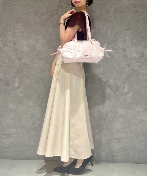 Maison de FLEUR（メゾンドフルール） ボストンバッグ サイドリボン