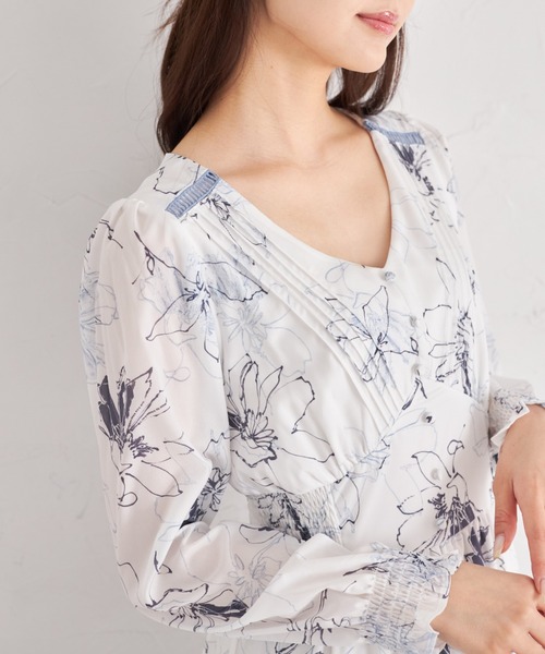 「tocco closet」 長袖ワンピース M ブラック レディース_画像7