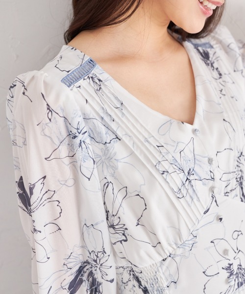 「tocco closet」 長袖ワンピース M ブラック レディース_画像8