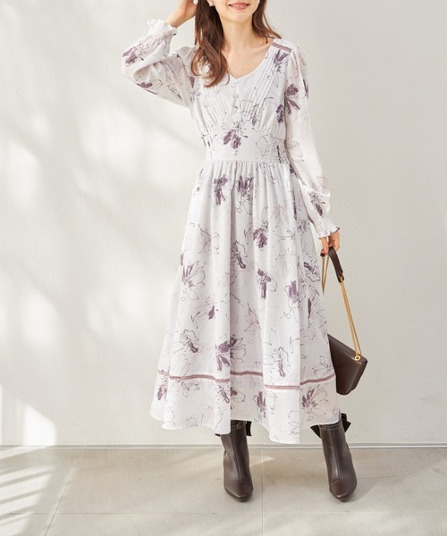 「tocco closet」 長袖ワンピース M ブラック レディース_画像9