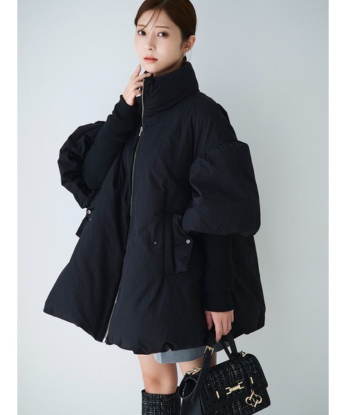 セルフォード　コート　フリーサイズ セルフォード CELFORD ウール混ロングトレンチコート （MOC