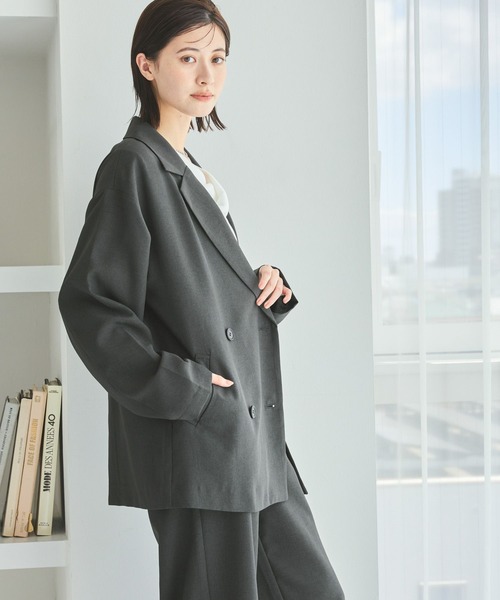 LAKOLE（ラコレ） ジャケット テーラードジャケット ダブルテーラード