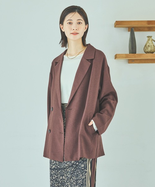 LAKOLE ジャケット テーラードジャケット ダブルテーラードジャケット