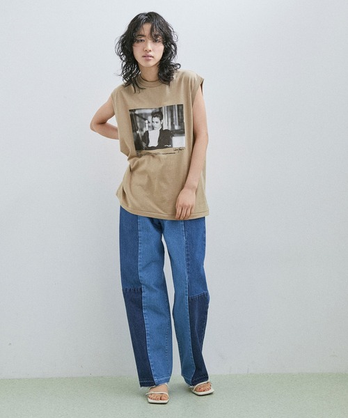 「JANE SMITH / JOHN SMITH」 ノースリーブトップス S ホワイト レディース_画像6