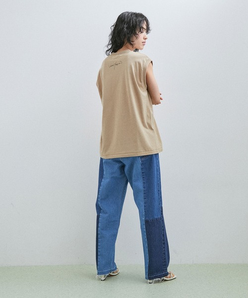 「JANE SMITH / JOHN SMITH」 ノースリーブトップス S ホワイト レディース_画像7