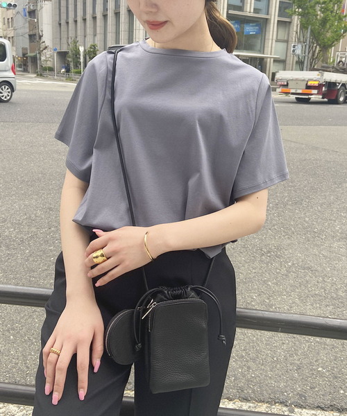 「UR Lab.」 半袖Tシャツ FREE ブルー レディース_画像6