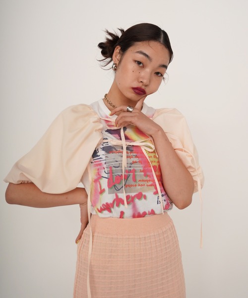 「TINA：JOJUN」 ボレロ M サックスブルー レディース_画像4