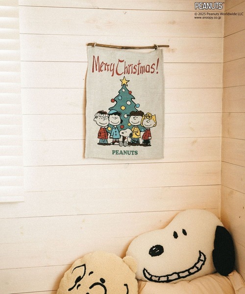 PEANUTS インテリア 「PEANUTS×BAYFLOW」タペストリーS2025X'mas